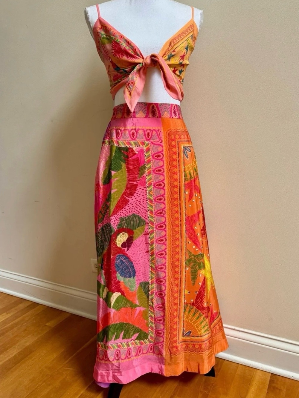Farm Rio Silky Maxi Skirt - Picture 4 of 4